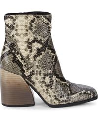 circus by sam edelman pamela snake embossed leather tall boot