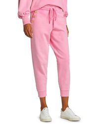 10 Crosby Derek Lam Sailor Buttons Jax Sweatpants - Pink