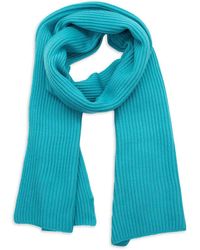 Portolano - Ribbed Merino Wool Scarf - Lyst