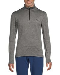 J.Lindeberg - J. Lindeberg Destry Quarter-Zip Sweatshirt - Lyst