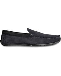 Anthony Veer - Cleveland Moccasin Suede Driving Loafers - Lyst