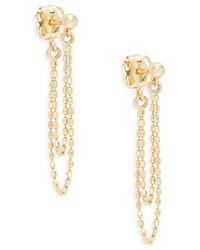 Saks Fifth Avenue 14k Yellow Gold Drop Earrings - Metallic
