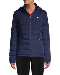 Tommy Hilfiger Hooded Puffer Jacket - Black