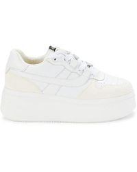 Ash - Mitch Suede & Leather Platform Sneakers - Lyst