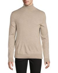 Saks Fifth Avenue - Merino Wool-Blend Turtleneck Sweater - Lyst