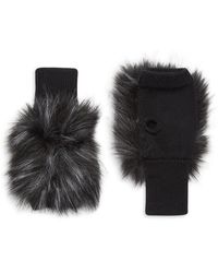 jocelyn fingerless fur gloves