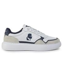 Karl Lagerfeld - Embroidered Logo Leather Low-Top Sneakers - Lyst