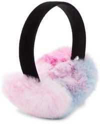 Surell - Faux Beaver Fur Earmuffs - Lyst