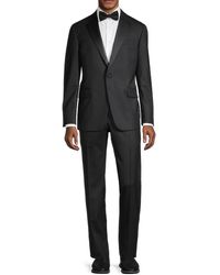 Hickey Freeman Regular-fit Wool Suit - Black