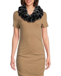 Saks Fifth Avenue - Faux Fur Pom Pom Infinity Scarf - Lyst