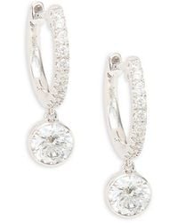Saks Fifth Avenue - 14K & 1.18 Tcw Lab Grown Diamond Drop Earrings - Lyst