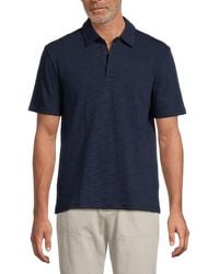 Vince - Short-Sleeve Polo Shirt - Lyst