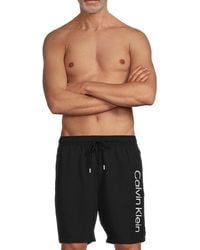 Calvin Klein - Logo Drawstring Shorts - Lyst