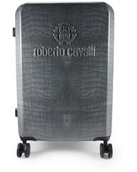 Roberto Cavalli 24 Inch Hard Case Spinner Suitcase - Gray