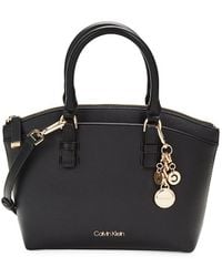 Calvin Klein Kasie Crossbody Top Handle Bag - Black