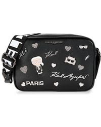 Karl Lagerfeld - Maybelle Logo Camera Crossbody Bag - Lyst