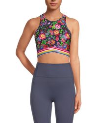 Johnny Was - Bee Active Floral Crop Top - Lyst