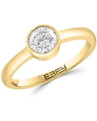 Effy - 14K & 0.74 Tcw Lab Grown Diamond Ring - Lyst