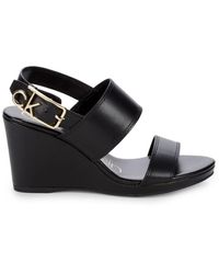 Calvin Klein Wedge sandals for Women - Up to 40% off at Lyst.com