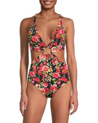 Onia - Marisol One-piece Floral Cutout Swimsuit - Lyst