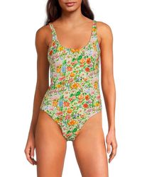 Onia - Floral Scoop One Piece Swimsuit - Lyst