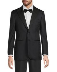 Saks Fifth Avenue - Modern Tuxedo Wool Modern-fit Blazer - Lyst