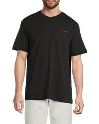 Bally - Embroidered Logo Cotton T-Shirt - Lyst