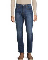 Lucky Brand High Rise 410 Athletic Straight Jeans - Blue