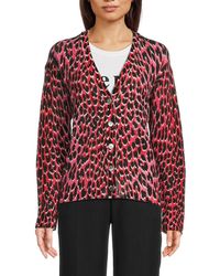 Zadig & Voltaire - Mirka Leopard Print Cardigan - Lyst