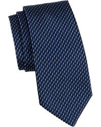 Canali - Neat Printed Silk Tie - Lyst