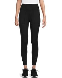 DKNY - Cuffed Ankle Leggings - Lyst