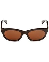 Bottega Veneta - 53mm Oval Sunglasses - Lyst