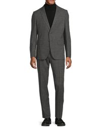 BOSS by HUGO BOSS - Slim Fit Textured Virgin Wool Blend Suit - Lyst