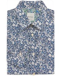 Paul Smith - Floral Cotton Tailored Fit Dress Shirt - Lyst