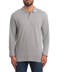 Jared Lang - 'Long Sleeve Polo - Lyst