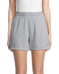 Calvin Klein Heathered Logo Shorts - Gray