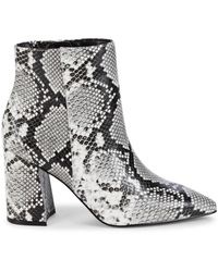 charles by charles david snakeskin booties