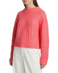 Lafayette 148 New York - Mixed Knit Cashmere Sweater - Lyst