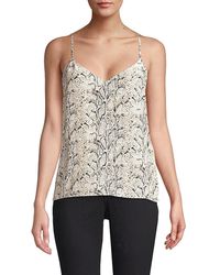 Equipment Layla Snakeskin Print Camisole Top - Natural