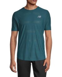 New Balance Short sleeve t-shirts for Men - Up to 71% off at Lyst.com