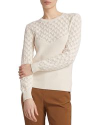 Nominee - Collection Cotton-Blend Pointelle Sweater - Lyst
