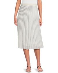 Wdny - Pleated Midi-Skirt - Lyst