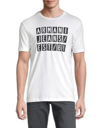 Armani Jeans Short sleeve t-shirts for Men | Online Sale up to 50% off |  Lyst