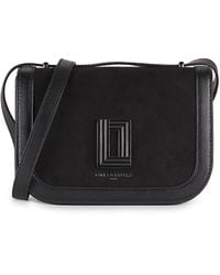 Karl Lagerfeld - Simone Leather Crossbody Bag - Lyst
