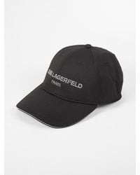Karl Lagerfeld - Embroidered Logo Baseball Cap - Lyst