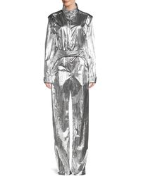 off white athletic jumpsuit