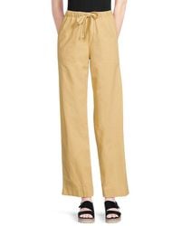 Vince - Tie Front Pull-On Pants - Lyst