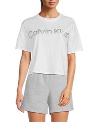 Calvin Klein - Short-Sleeve Logo T-Shirt - Lyst