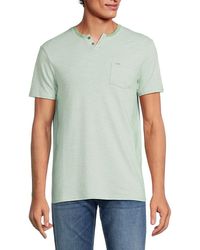 Buffalo David Bitton - 'Kique Short Sleeve Henley - Lyst