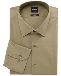 BOSS - H-Joe Kent Solid Dress Shirt - Lyst